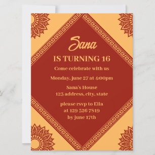 convite de aniversário coreano