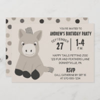 Convite de aniversário Cujo Bebê