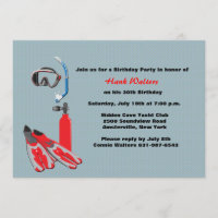 Convite de aniversário da engrenagem de