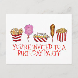 Convite de Aniversário da Feira de Carnaval