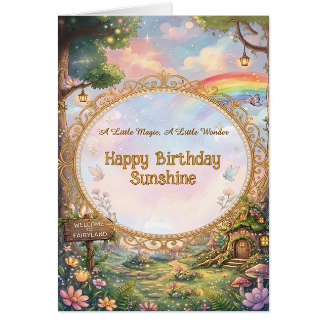 Convite de Aniversário da Menina do Arco-íris da T (Frente)