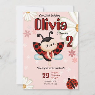 Convite de Aniversário da Nossa Pequena Menina Joa