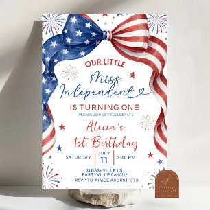 Convite de Aniversário da Nossa Senhorita Independ