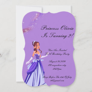 convite de aniversário da princesa para meninas