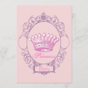 Convite de aniversário da Princesa Rosa