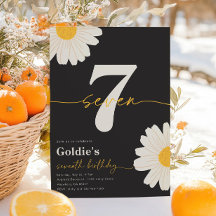 Convite de Aniversário Daisy 7
