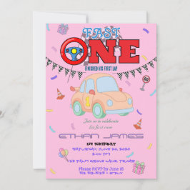 Convite de Aniversário de 1º Aniversário de Menino