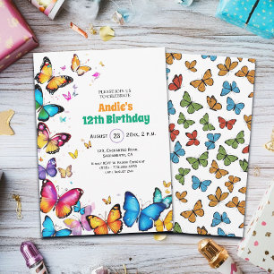 Convite de Aniversário de 12 anos A Alegria das Bo