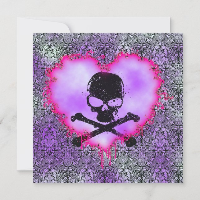 Convite de Aniversário de 16 anos Doce Veneno Eleg (Frente)