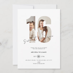Convite de Aniversário de 16 Anos Personalizado Br