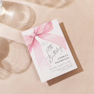 Convite de Aniversário de 17 Anos Menina Coquete R