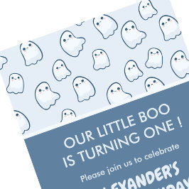 convite de aniversário de 1 ano do Halloween fanta