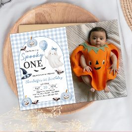 Convite de Aniversário de 1 Ano Fantasma de Hallow
