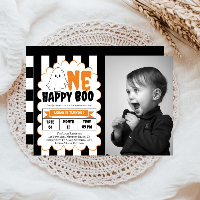 Convite de Aniversário de 1 Ano para um Menino Fel (Criador carregado)