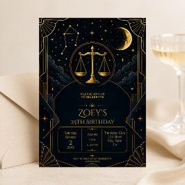 Convite de Aniversário de 25 anos da Libra Elegant