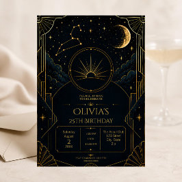 Convite de Aniversário de 25 anos do Leão Elegante