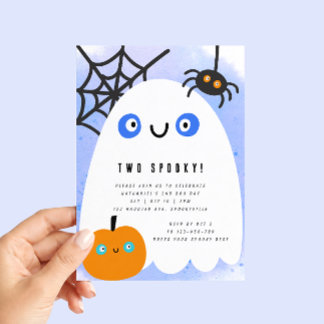 Convite de Aniversário de 2 anos TWO SPOOKY Hallow