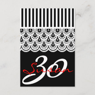 Convite de aniversário de 30 anos da Trendy