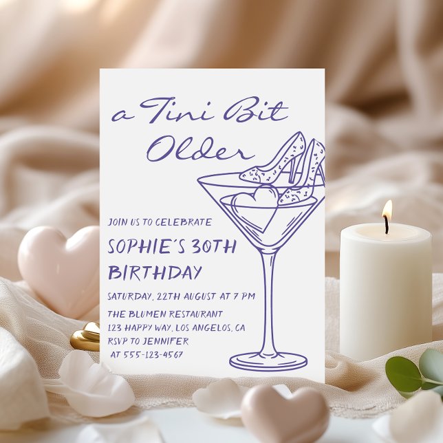 Convite de Aniversário de 30 Anos Divertido com Co (Criador carregado)