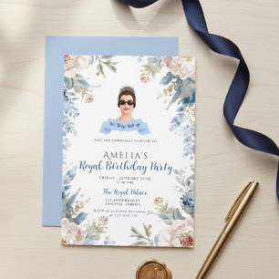 Convite de aniversário de 30 anos estilo Princess