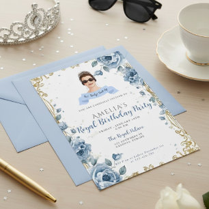 Convite de aniversário de 30 anos estilo Princess