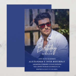 convite de aniversário de 30 anos jantar de aniver
