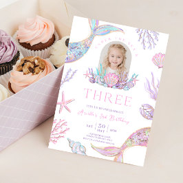 Convite de Aniversário de 3 Anos de Cauda de Serei