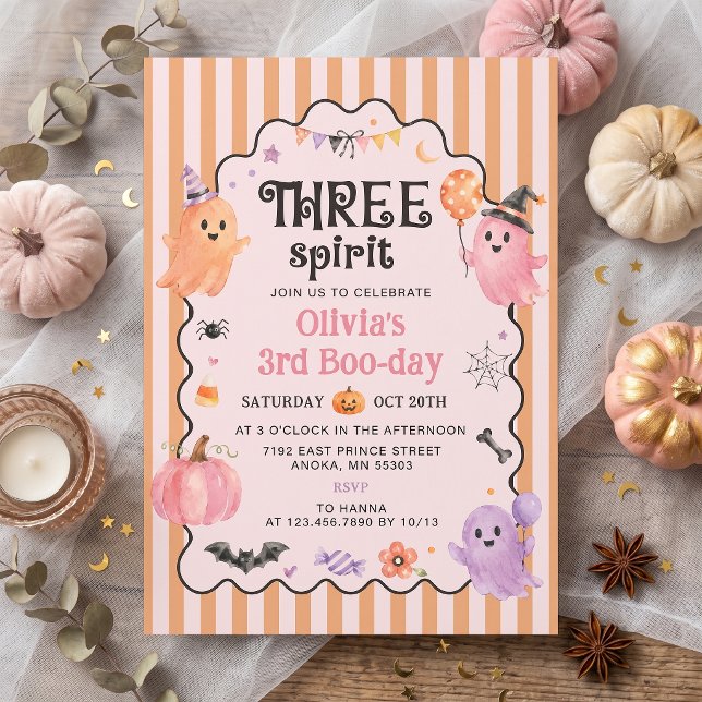 Convite de Aniversário de 3 anos do Three Spirit  (Criador carregado)