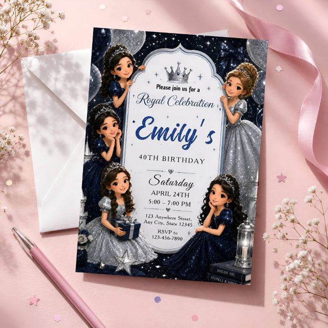 Convite de Aniversário de 40 anos da Princesa Real (Criador carregado)