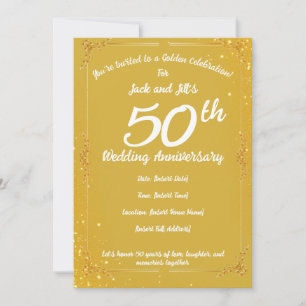 Convite de Aniversário de 50 anos