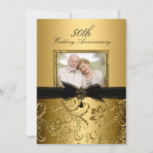 Convite de Aniversário de 50 anos com Redemoinho F