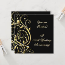 Convite de Aniversário de 50 Anos de Casamento