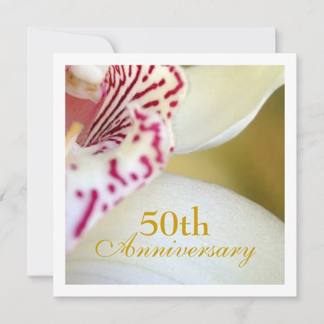 Convite de Aniversário de 50 Anos de Casamento (Frente)