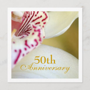 Convite de Aniversário de 50 Anos de Casamento
