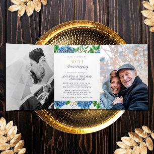 Convite de Aniversário de 50 Anos de Casamento Gol