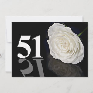 Convite de aniversário de 51 anos