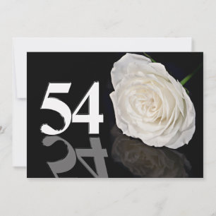 Convite de aniversário de 54 anos