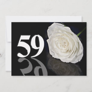 Convite de aniversário de 59 anos
