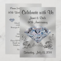 Convite de Aniversário de 60 anos do Special Order