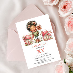 Convite de Aniversário de 6 anos da Fada Glow com