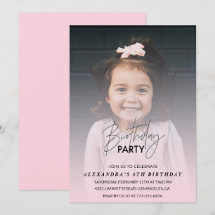 convite de aniversário de 6 anos Festa de Aniversá