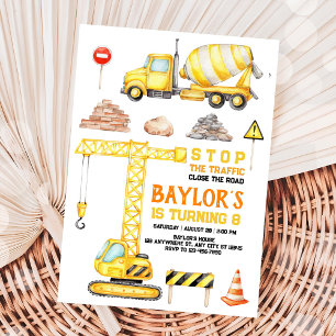 Convite de Aniversário de 8 anos de Construção