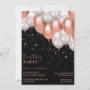 Convite de Aniversário de 98 anos da Elegant Ballo