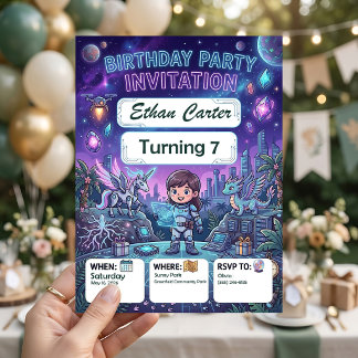Convite de Aniversário de Aventura Científica