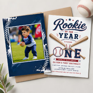 Convite de Aniversário de Beisebol Revelação do An