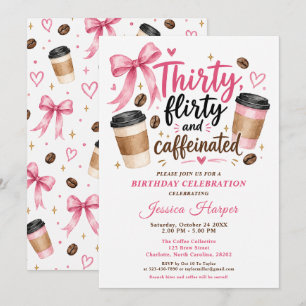 Convite de Aniversário de Café