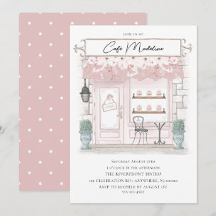 Convite de Aniversário de Café Parisiense