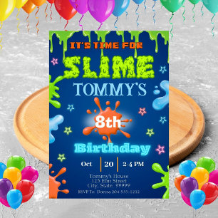 Convite de aniversário de cal