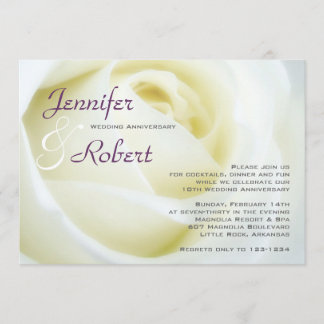 Convite de Aniversário de Casamento