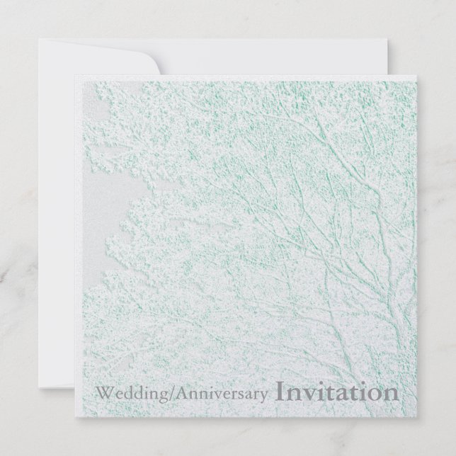 Convite de Aniversário de Casamento/Árvore da Vida (Frente)